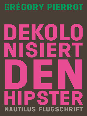 cover image of Dekolonisiert den Hipster